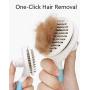 Cat Brush, Dog Hair Remover for Shedding and Grooming, Comb for Small Dog Supplies