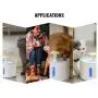 KUANDARM Fountains and Water Features,Electric Pet Water Dispenser Automatic Power-Off with Luminous LED Blue,Drinking Fountains for Dogs, Gray KUANDARM Fountains and Water Features,Electric Pet Water Dispenser Automatic Power-Off with Luminous LED Blue,Drinking Fountains for Dogs, Gray