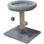 KIYUMI US02G Cat Tree Cat Tower for Kitten Sisal Scratching Posts Cat Condo Play House Jump Platform Cat Furniture Activity Center,Grey