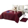 RBSC Home Waterproof Dog Bed Cover Non Slip Large Furniture Protector Sofa Cover Reusable Incontinence Bed Underpads for Pets, Dog, Cat, Kids Including 1 Brush
