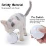 YEPLING Smart Interactive Cat Toy, Newest Version 360 Degree Self Rotating Ball USB Rechargeable Pet Toy Build-in Spinning Led Light Stimulate Hunting Instinct for Indoor Cat