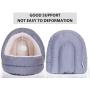 PETXIAOWU Cat Beds for Indoor Cats, Kitten, Small Dog, Rabbit Bed, Water-Resistant Surface, Anti-Slip Bottom & Double-Sided Inner Pad
