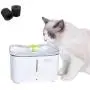 Petmii Pet Fountain, 88oz/2.6L Automatic Cat Water Fountain Dog Water Dispenser with 2 Replacement Filters for Cats, Dogs, Birds and Small Animals (White Fountain) Petmii Pet Fountain, 88oz/2.6L Automatic Cat Water Fountain Dog Water Dispenser with 2 Replacement Filters for Cats, Dogs, Birds and Small Animals (White Fountain)