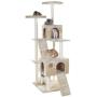 GleePet GP78700621 Cat Tree with Ramp, 70-Inch, Beige