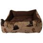 Huntley Pet English Equestrian Tapestry Design Rectangle Bolster Washable Soft Ped Bed