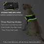 Golener Dog Harness No Pull, Reflective Puppy Harness with Led Light, Adjustable Dog Vest Harness, Soft Breathable Oxford Stylish Pet Harnesses with Easy Control Handle for Small/Medium/Large Dogs