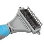 GEEPET Dematting Comb and Grooming Tool with 2 Sided Professional Grooming Rake for Cats & Dogs