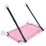 OKBYY Pet Hammock,Pet Cat Breathable Hanging Hammock Window Mounted Suction Cup Bed N-est Pink