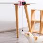 Grehod Funny Pet Toy Electric Cat Toy Funny Cat Ball Automatic Lifting Spring Rod Toy Ball Interactive