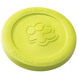 West Paw Zogoflex Zisc Dog Frisbee, High Flying Aerodynamic Disc for Dogs Puppy – Lightweight, Floatable Dog Frisbees for Fetch, Tug of War, Catch, Play – Doubles as Food/Water Bowl, Made in USA