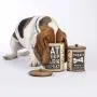 Primitives by Kathy Dog Treat Tin Canisters, 2-piece, Sleep, Bark, Repeat
