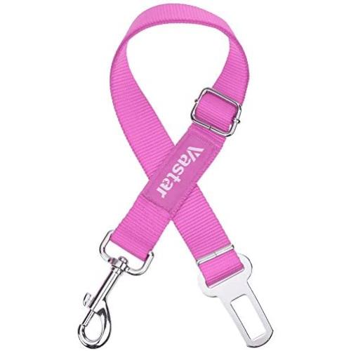 Vastar Adjustable Pet Dog Cat Safety Leads Car Vehicle Seat Belt Harness Seatbelt, Made from Nylon Fabric