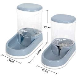 LeYoMiao Automatic Pet Feeder Medium and Small Pet Automatic Food Feeder and Drinker Set 3.8 L, Dog Travel Supplies Feeder and Drinker Cat Rabbit Pet Animal