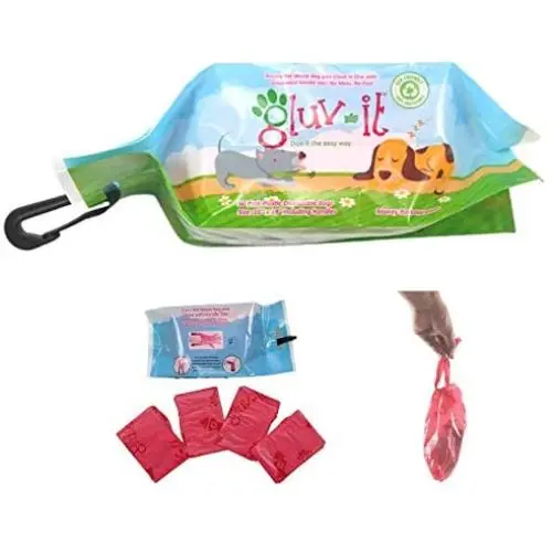 [ 200 Bags ] [ 2 Month Supply ] Dog Poop Bags, Keep Your Hands Clean With Easy Handle Ties. Fits All Hand Sizes. Eco-Friendly - 100% Recyclable - No Mess, No Fuss. [ Leash Clip Included ]