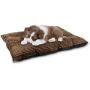 JOEJOY Dog Bed Crate Pad Mat, 24/30/36 inches Ultra Soft Short Plush Machine Washable Pet Cushion for Sleeping Anti-Slip Mattress for Small Medium Large Dogs and Cats