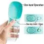 JUILE YUAN Dog Water Bottle, Leak Proof Portable Puppy Water Dispenser with Drinking Feeder for Pets Outdoor Walking, Hiking, Travel, BPA Free Food Grade Plastic Pet Supplies JUILE YUAN Dog Water Bottle, Leak Proof Portable Puppy Water Dispenser with Drinking Feeder for Pets Outdoor Walking, Hiking, Travel, BPA Free Food Grade Plastic Pet Supplies