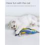 NC Cat Kicking Fish Toys, Realistic Beating Fish, Cat Interactive Toys, Cat Fun Toys, Safe Plush Toys, Pet Toys, Artificial Fish, Sports Kitty Toys, Cat Sports Fun Toys, Toys with Mint,Catnip Fish