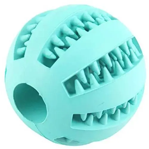 Legu Dog Toy Ball, chew bite Molar Toy Ball for pet Dogs, pet Food feeders IQ Training, Chewing Teeth Cleaning Ball(2.75 in) (Blue) Legu Dog Toy Ball, chew bite Molar Toy Ball for pet Dogs, pet Food feeders IQ Training, Chewing Teeth Cleaning Ball(2.75 in) (Blue)