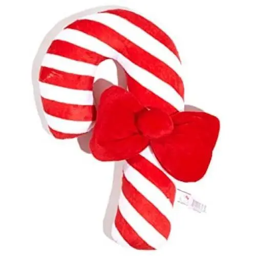 Silver Paw HKEPR3432 Candy Cane Dog Chew Toys, 11'', Red & White Silver Paw HKEPR3432 Candy Cane Dog Chew Toys, 11'', Red & White