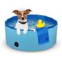 Dono Foldable Pet Bath Tub for Small to Large Sized Dogs Outdoor PVC Swimming Bathing Tub Kiddie Pool for Dogs and Cats and Kids