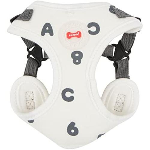 Puppia PARA-HC1532-GY-L Grey Algo Harness C Pet-Vest-Harnesses