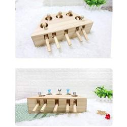 Cat Toy Solid Wood Hamster Machine Funny cat Toy pet cat Supplies