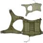 Wgwioo Tactical Service Dog Harness, Dog Training Vest with Molle Pouches and Bottle Holder for Medium Large Dogs