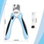 MIU COLOR Dog Nail Clippers, Pet Nail Trimmer Set with Safety Guard to Prevent Overcutting, Free Nail File Included, Professional Grooming and Trimmers Tool for Small Medium Large Dogs and Cats