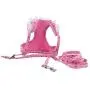 AUEAR, Soft Mesh Fabric Small Dog Vest Harness Girl Harness Leash Set Harness Leash Set for Small Dogs Puppy Vest Harness Cat Vest Harness Pink Color (Style B: Chest 11.8-19.7'', Neck 10'') AUEAR, Soft Mesh Fabric Small Dog Vest Harness Girl Harness Leash Set Harness Leash Set for Small Dogs Puppy Vest Harness Cat Vest Harness Pink Color (Style B: Chest 11.8-19.7'', Neck 10'')