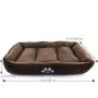 Petper Pet Self-Warming Bed, Dog Sofa Bed Paw Print Petper Pet Self-Warming Bed, Dog Sofa Bed Paw Print