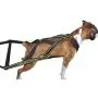 Dean and Tyler Nylon Weight Pulling Harness, Black, Large - Head up to 34-Inch