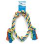 Huge Rope Toys for Dogs Mighty Bright Colored Rugged Knot Snake 70'' Extra Long