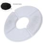 MIFXIN 4 Pack Pet Water Fountain Replacement Filter Premium Cotton Activated Carbon Replacement Filters for Pet Water Fountain Automatic Cat Dog Water Dispenser