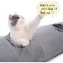Speedy Pet Collapsible Cat Tunnel, Cat Toys Play Tunnel Durable Suede Hideaway Pet Crinkle Tunnel with Ball,12 inch Diameter