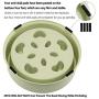 Sorxine Dog Slow Feeder Bowl,Pet Dog Food Bowls for Medium Small Dogs & Puppies to Slow Down Eating, Interactive Bloat Stop Dog Bowls,Anti-Gulping Pet Slower Food Feeding Dishes