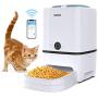 SEISSO Smart Pet Feeder with WiFi, Automatic Cat Feeder Large Capacity Dog Food Dispenser, WiFi Cellphone APP Program Feeding