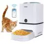 SEISSO Smart Pet Feeder with WiFi, Automatic Cat Feeder Large Capacity Dog Food Dispenser, WiFi Cellphone APP Program Feeding