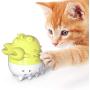 ocijf179 Cat Toy Puppy Kitten Catnip Fish Shaped Biting Chewing Toothbrush Cat Toys Pet Supplies - Blue White