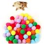 S-D-A 10 Piece/Lot Soft Colorful Cat Toy Ball Interactive Cat Toys Play Ball Kitten Toys Candy Color Ball Assorted Cat Playing Toys