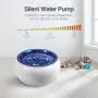 Erosmile Ceramic Pets Water Dispenser,Fountain Pet Supplies，Automatic circulating Silent Intelligent Pets Water Fountain，10 Filter Packets，Easy to Clean.