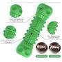 Girzey Dog Chew Toys for Aggressive Chewers Large Breed,Squeaky Dog Toy,Indestructible Medium/Large Dog Toys. Toothbrush Teeth Cleaning,Natural Rubber,(Green)