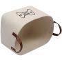 Morezi Large Cotton Dog Toy Box, 16''x13''x 10'' Puppy Toy Basket, Puppy Bins, Dog Storage bin, Laundry Basket - Perfect for organizing pet Toys, Blankets, leashes, Coat and Dog Stuff