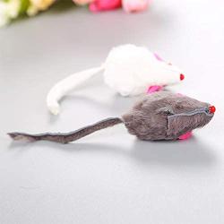 AKDSteel Fun Pet Play Toys for Cats Mini Funny Playing Simulate Plush Mouse with Sound Toy for Pet Cat