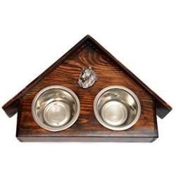Rough Collie, a Dogs Bowl with a Relief from ArtDog