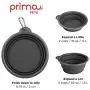 Prima Pets Collapsible Silicone Food & Water Travel Bowl with Clip for Dog and Cat, Small (1.5 Cups) & Large (5 Cups) Prima Pets Collapsible Silicone Food & Water Travel Bowl with Clip for Dog and Cat, Small (1.5 Cups) & Large (5 Cups)