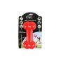 Smart Choice Super Tough Rubber Kettlebell Dog Toy, Red, 0.318 kg