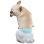 Wags & Wiggles Female Dog Diapers | Doggie Diapers for Female Dogs | Medium Dog Diapers, 16.5''-21'' Waist - 12 Pack