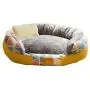CLL Deluxe PET and PET Dog - Plush, Soft Washable, Soothing, Dog Bed, Donut Cuddler, Round Dog Bed, Sleeping Comfortable, (YellowM-18.9''x 15'') CLL Deluxe PET and PET Dog - Plush, Soft Washable, Soothing, Dog Bed, Donut Cuddler, Round Dog Bed, Sleeping Comfortable, (YellowM-18.9''x 15'')