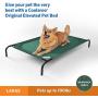 Elevated Indoor/Outdoor Pet Cot Color: Brunswick Green, Size: Large (51'' H x 32'' W)