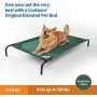 Elevated Indoor/Outdoor Pet Cot Color: Brunswick Green, Size: Large (51'' H x 32'' W) Elevated Indoor/Outdoor Pet Cot Color: Brunswick Green, Size: Large (51'' H x 32'' W)
